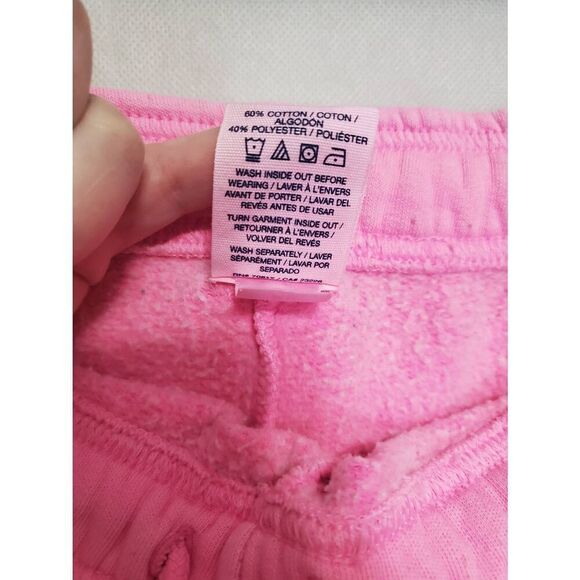 PINK Vicrtorias Secret Vintage Y2K Velvet Spell Out Drawstring Waist Sweatpants - Picture 6 of 7